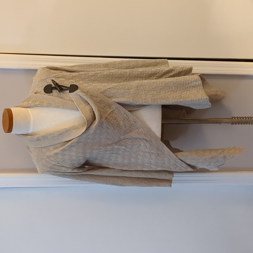 Tan Wrap Sweater